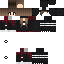 Black skin: raw texture render