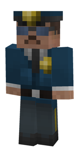 Black skin: body, front render