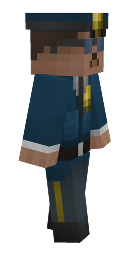 Black skin: body, right side render