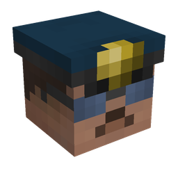 Black skin: head render