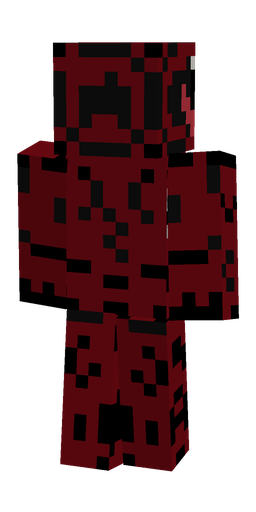 Black skin: body, back render