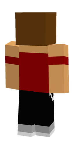 Brown skin: body, back render