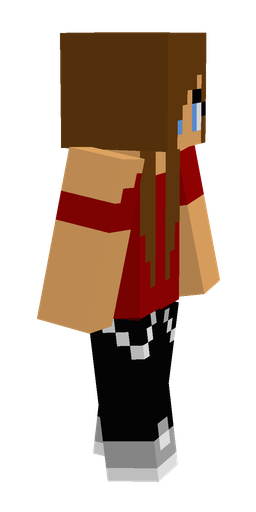 Brown skin: body, right side render