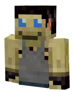 Black skin: bust render