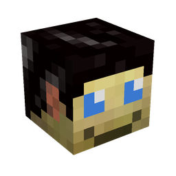 Black skin: head render