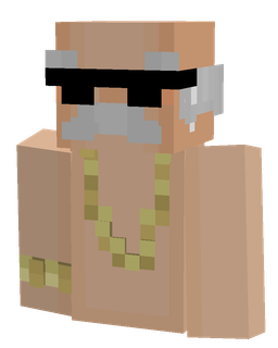 Blue skin: bust render