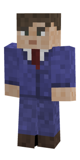 Blue skin: body, front render