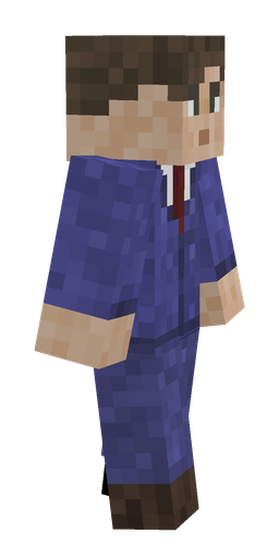 Blue skin: body, right side render