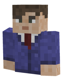 Blue skin: bust render