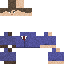 Blue skin: raw texture render