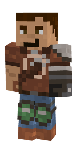 Brown skin: body, front render