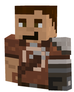 Brown skin: bust render