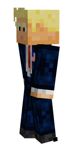 Black skin: body, left side render