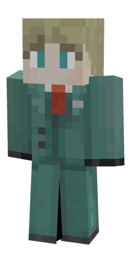 Blue skin: body, front render