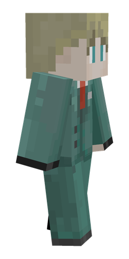 Blue skin: body, right side render