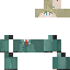 Blue skin: raw texture render