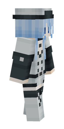 Black skin: body, right side render