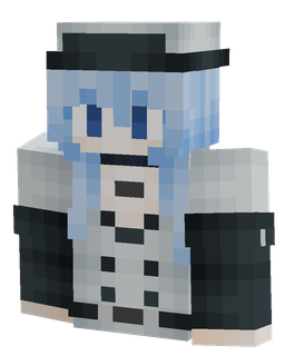 Black skin: bust render