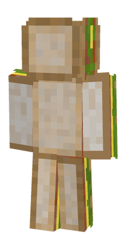 Classic skin: body, back render