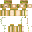 Classic skin: raw texture render