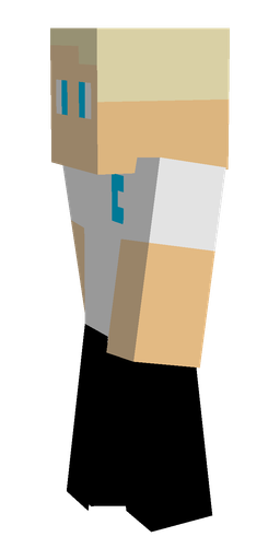 Black skin: body, left side render