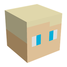 Black skin: head render