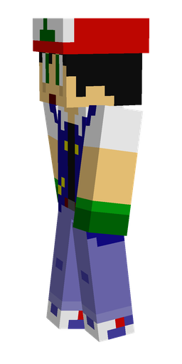 Black skin: body, left side render