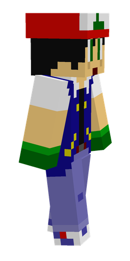 Black skin: body, right side render