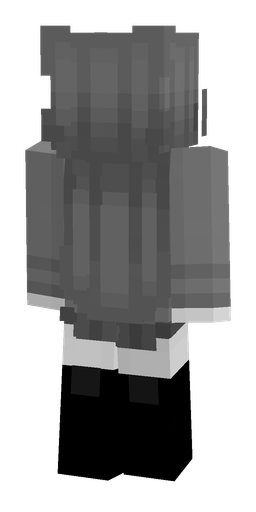 Black skin: body, back render