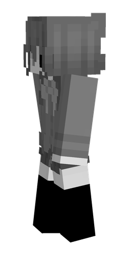 Black skin: body, left side render