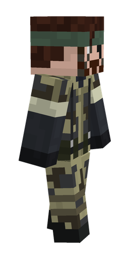 Black skin: body, right side render