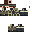 Black skin: raw texture render