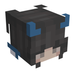 Black skin: head render