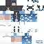 Black skin: raw texture render