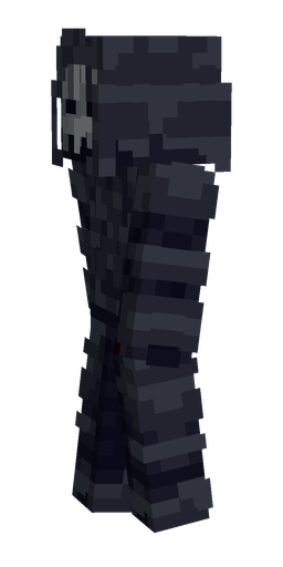 Black skin: body, left side render