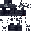 Black skin: raw texture render