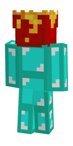 Blue skin: body, back render