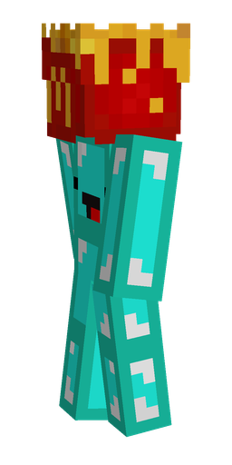 Blue skin: body, left side render