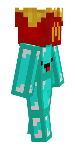 Blue skin: body, right side render