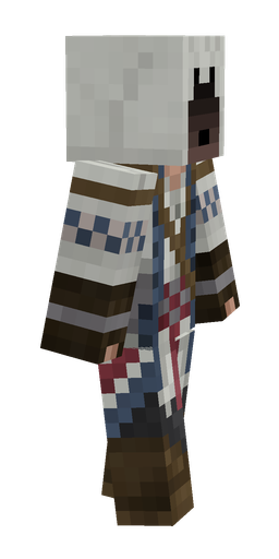 Brown skin: body, right side render