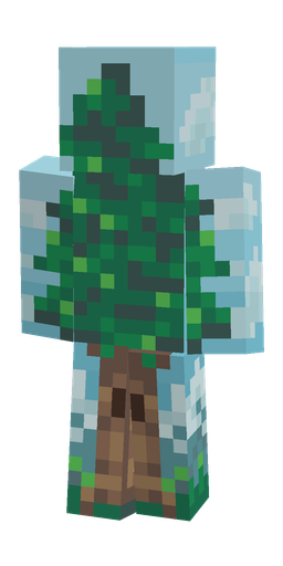 Blue skin: body, front render