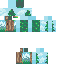 Blue skin: raw texture render