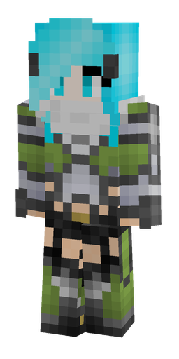 Black skin: body, front render