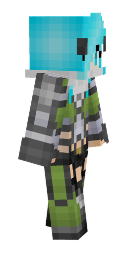Black skin: body, right side render