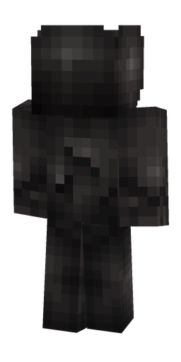 Black skin: body, back render