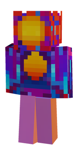 Blue skin: body, front render