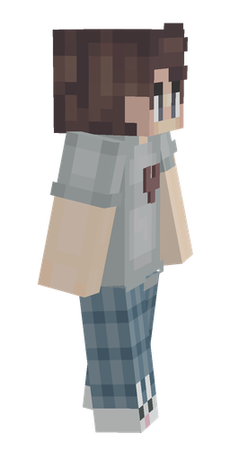 Blue skin: body, right side render
