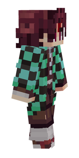 Black skin: body, right side render