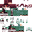 Black skin: raw texture render