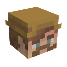 Brown skin: head render